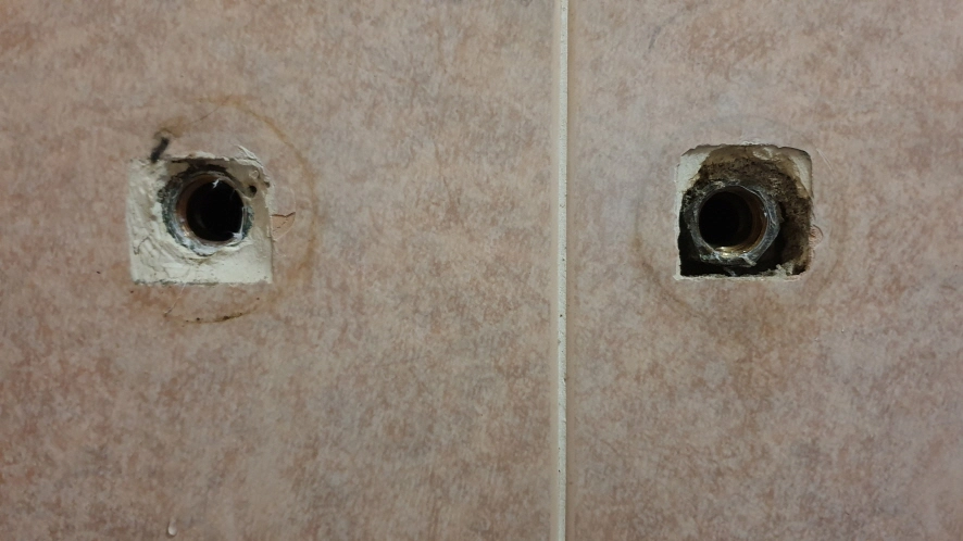 샤워기 수전 설치하는 곳