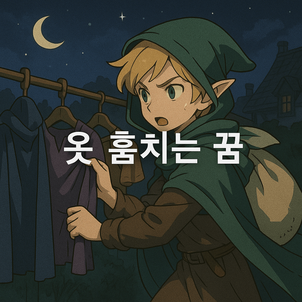 옷 훔치는 꿈 해몽