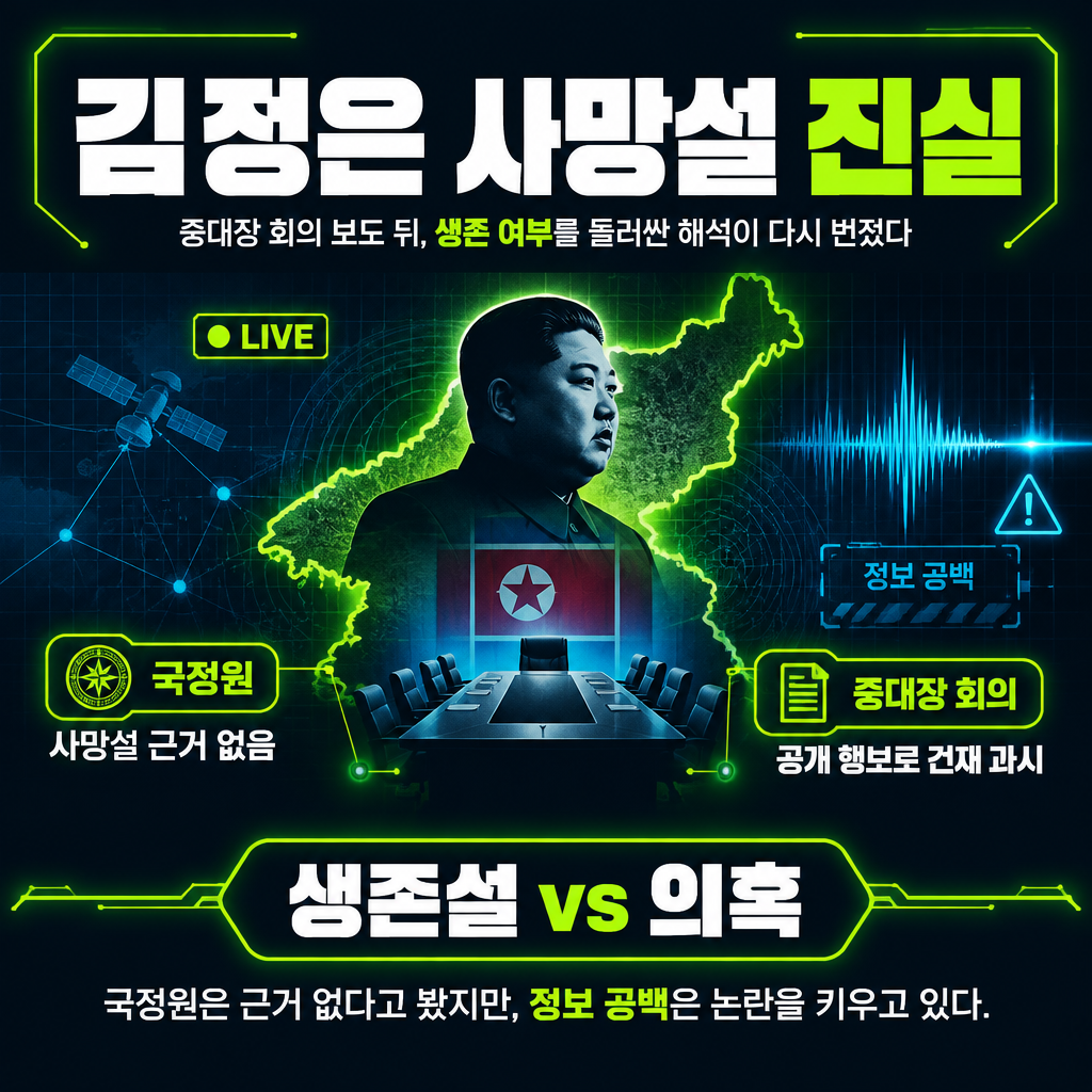 김정은 사망설 진실