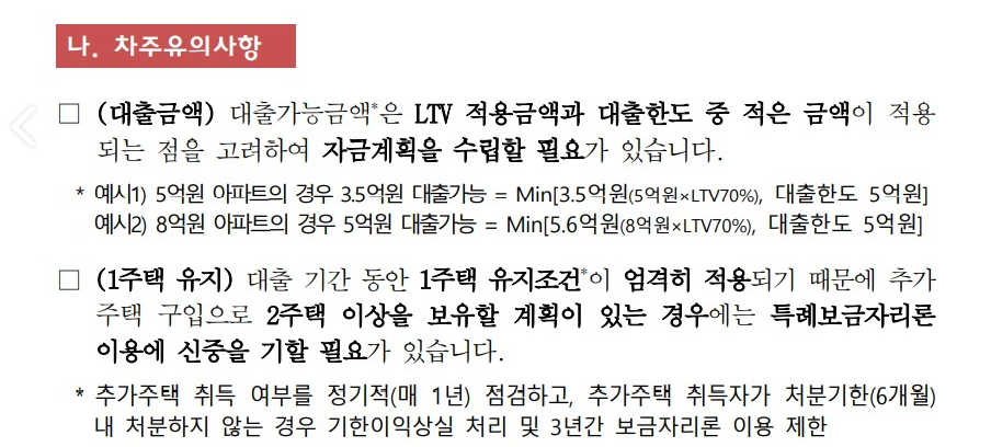 특례보금자리론 절차