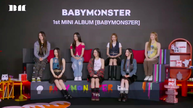 YG 베이비몬스터 완전체 데뷔 사진