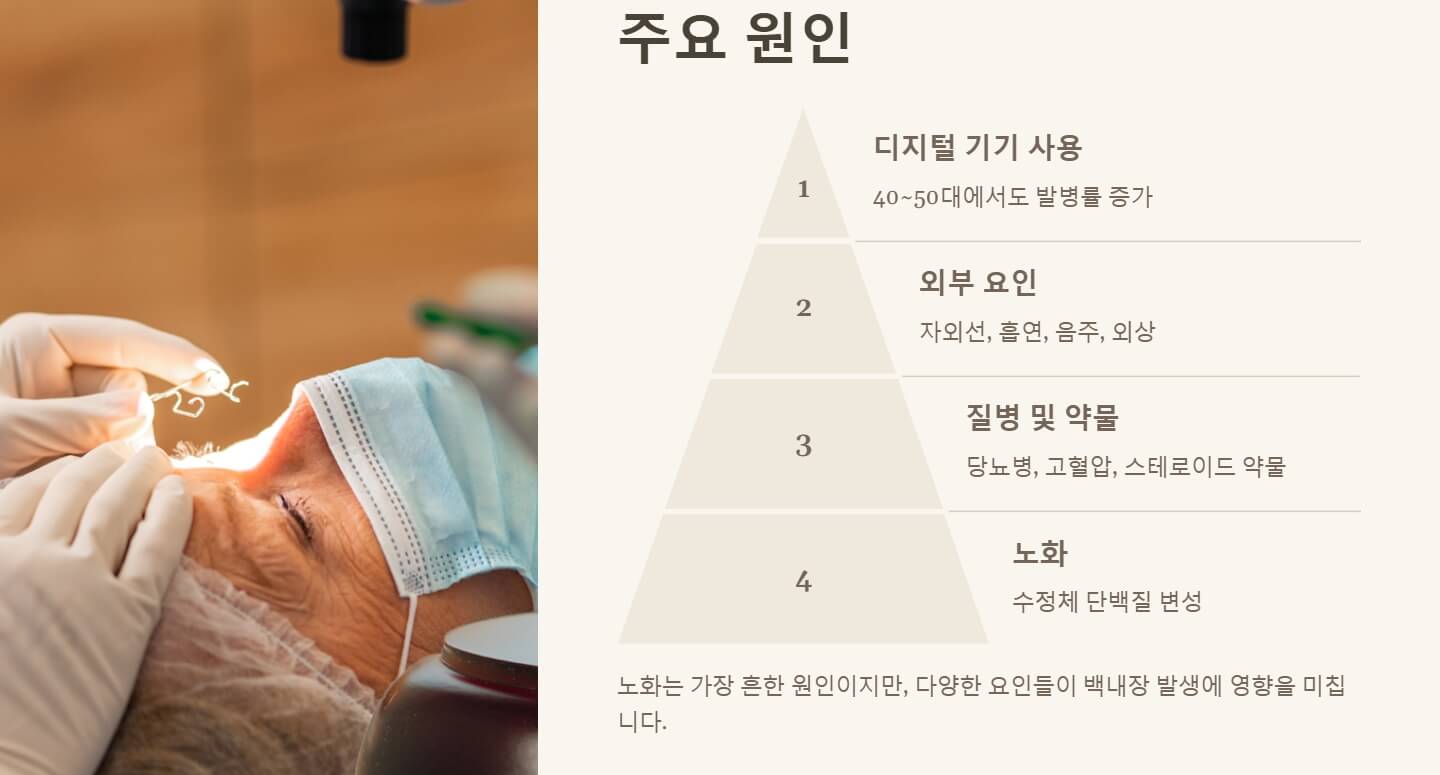 백내장 원인과 증상
