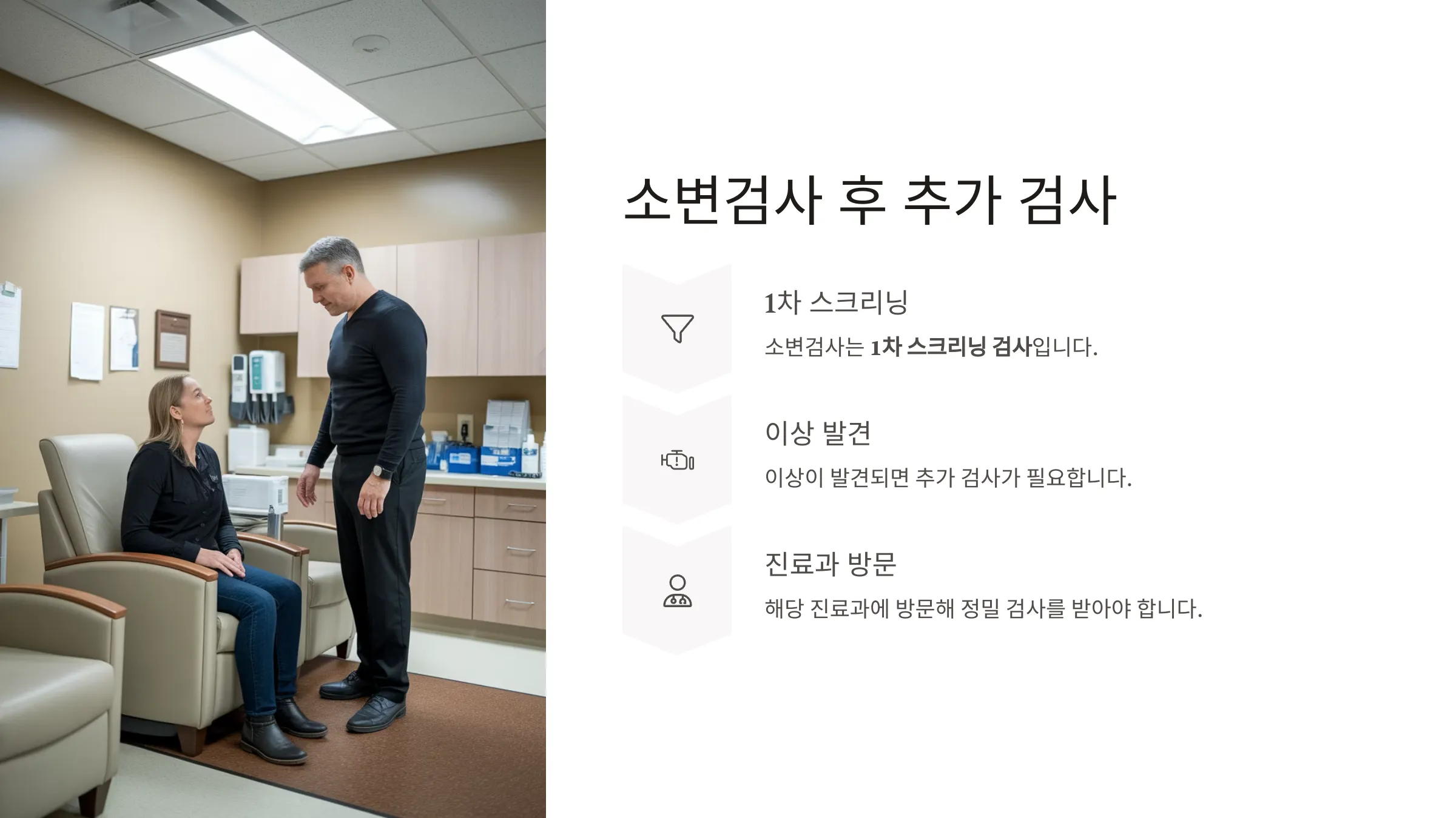 소변 검사후 정밀 검사가 필요 한경우