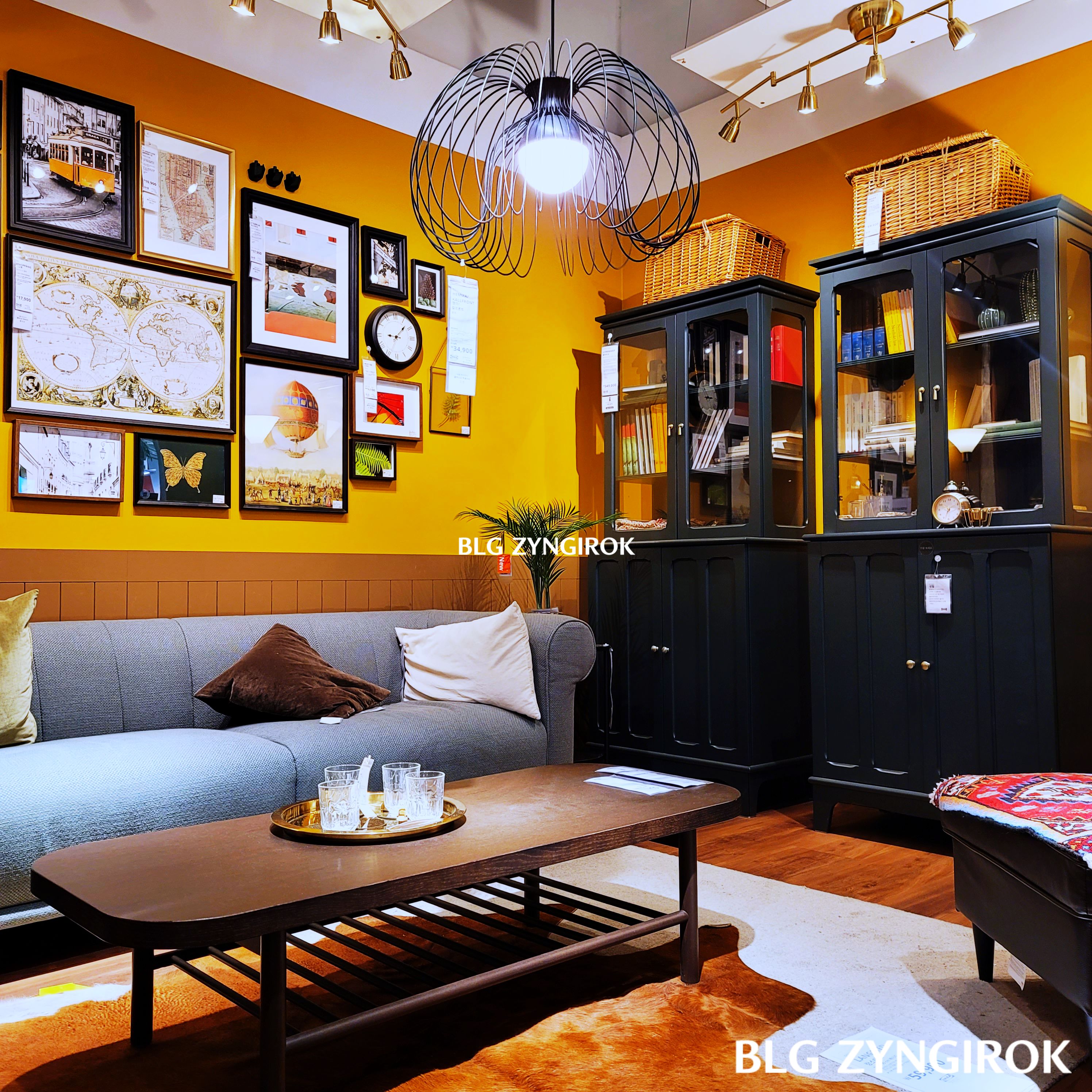 이케아-가구들을-이용해-만든-거실모습이다.