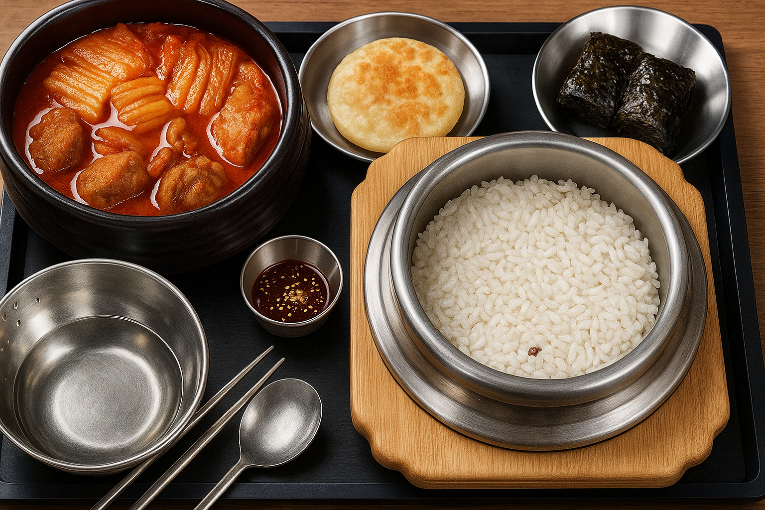 솥밥 주는 찜닭