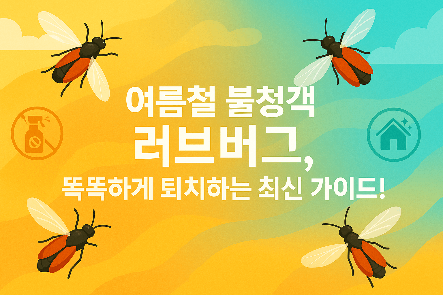 여름철 불청객 러브버그, 똑똑하게 퇴치하는 최신 가이드!