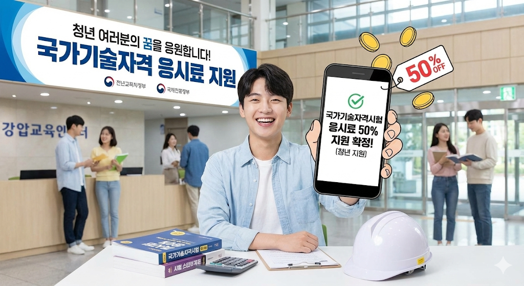 청년 국가기술자격시험 응시료 지원