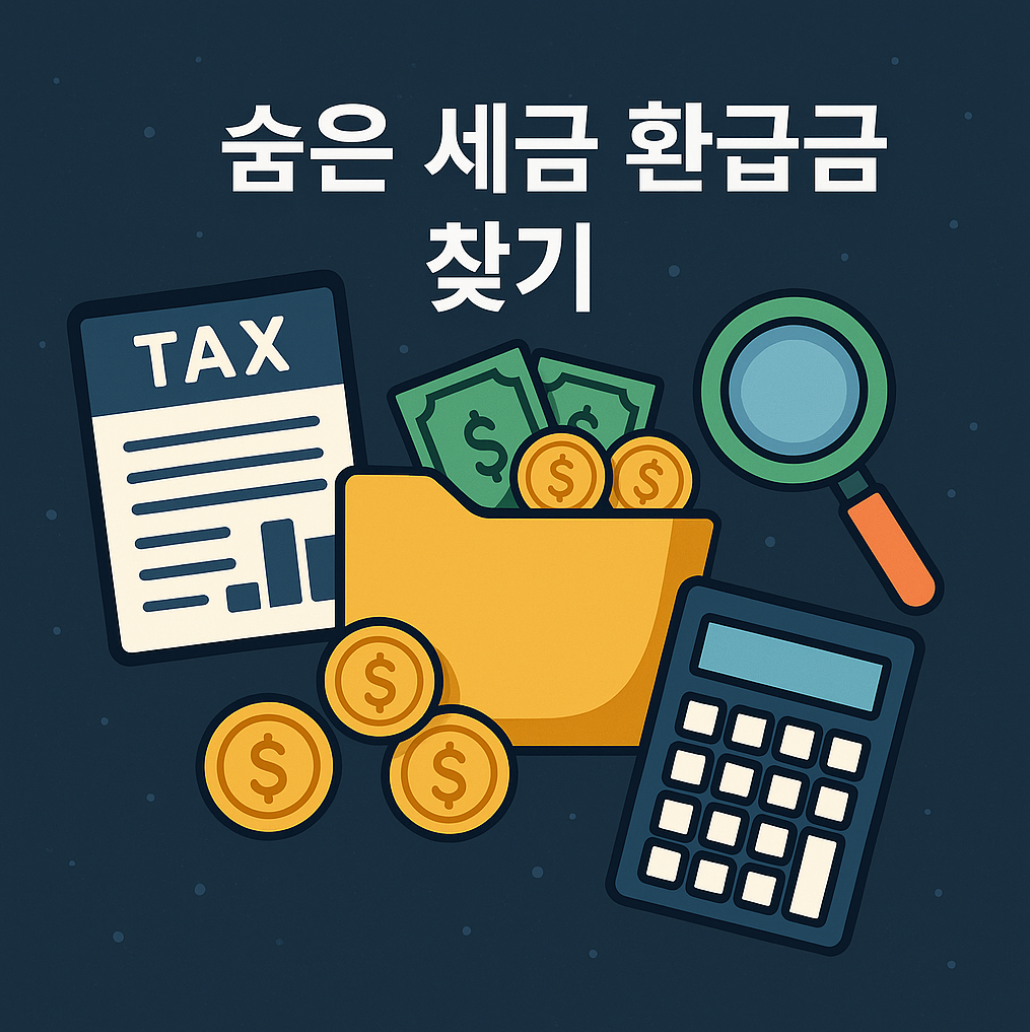 숨은 세금 환급금 찾기, 놓치면 손해 보는 생활 꿀팁