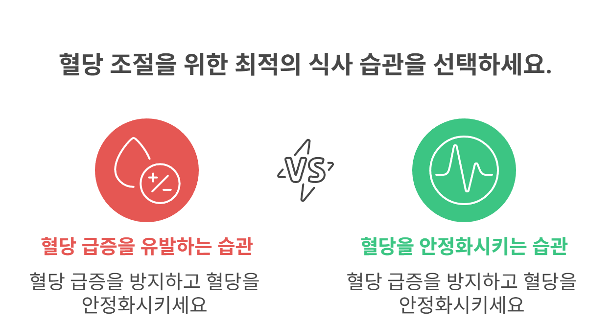 식사와 간식 습관, 혈당을 좌우한다