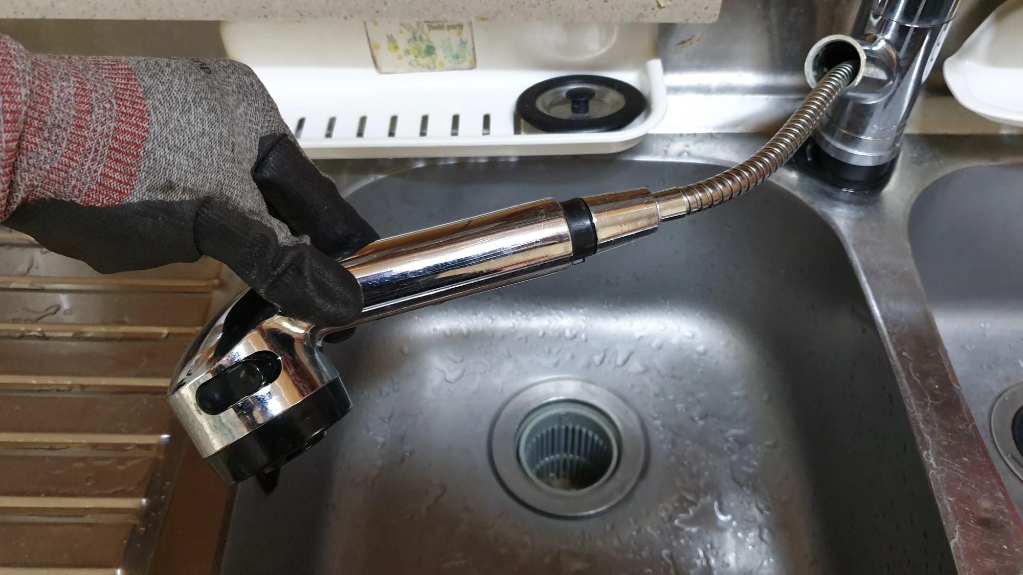 헤드 호스 교체 완료 모습