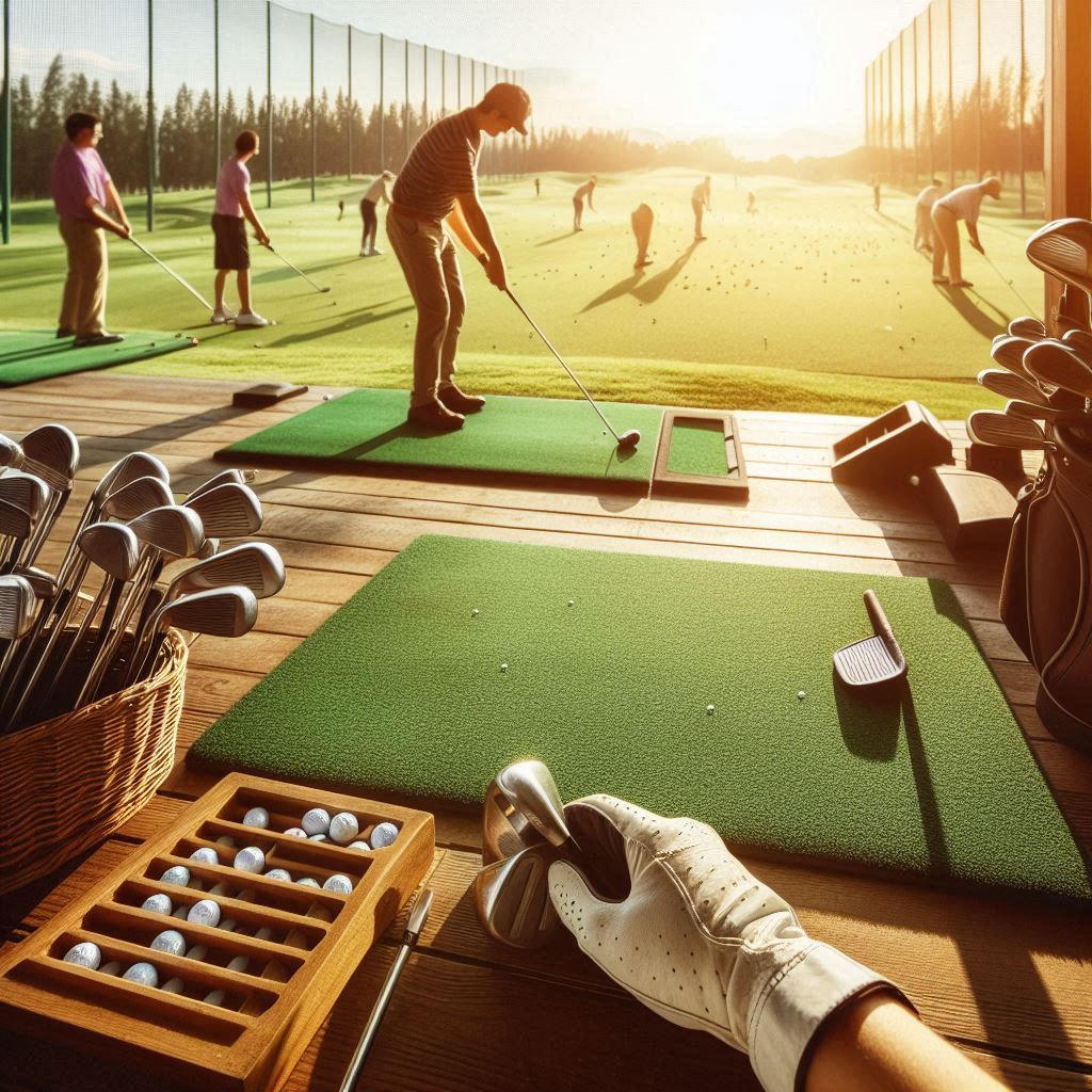 실외골프연습장 배경