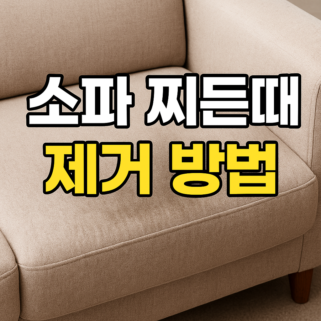 소파 찌든때 제거 방법
