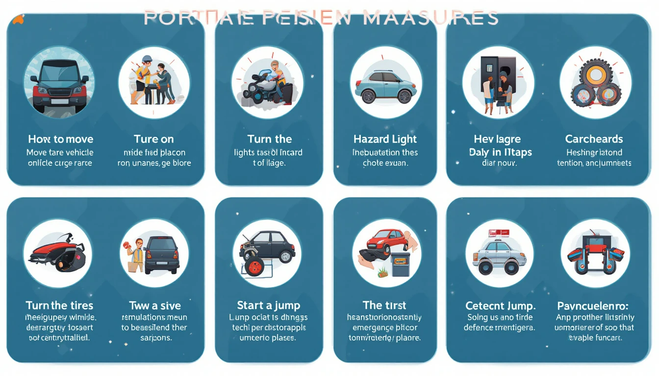 자동차 고장시 응급조치 이미지