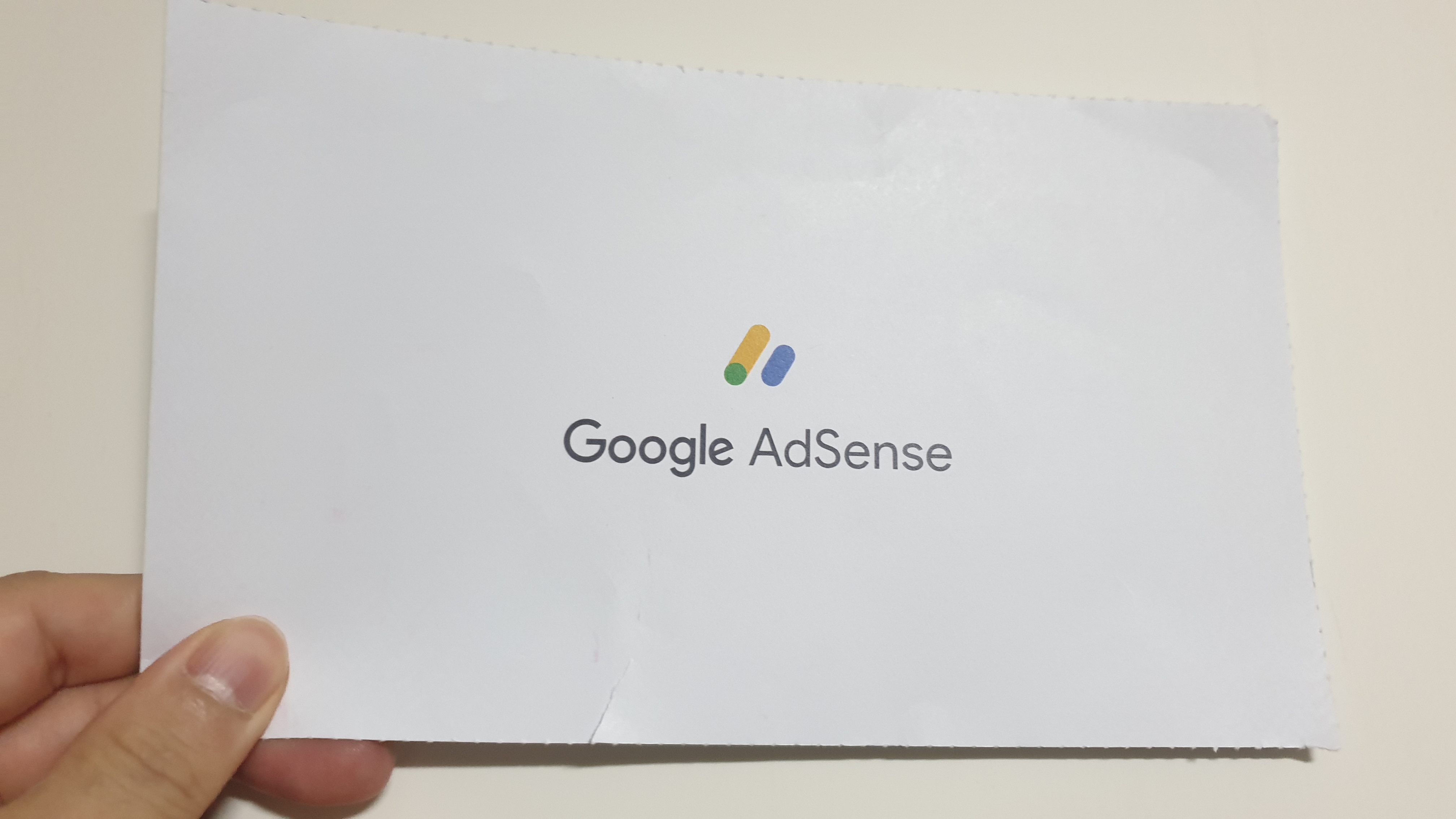 구글 애드센스 핀번호 용지 우편 도착