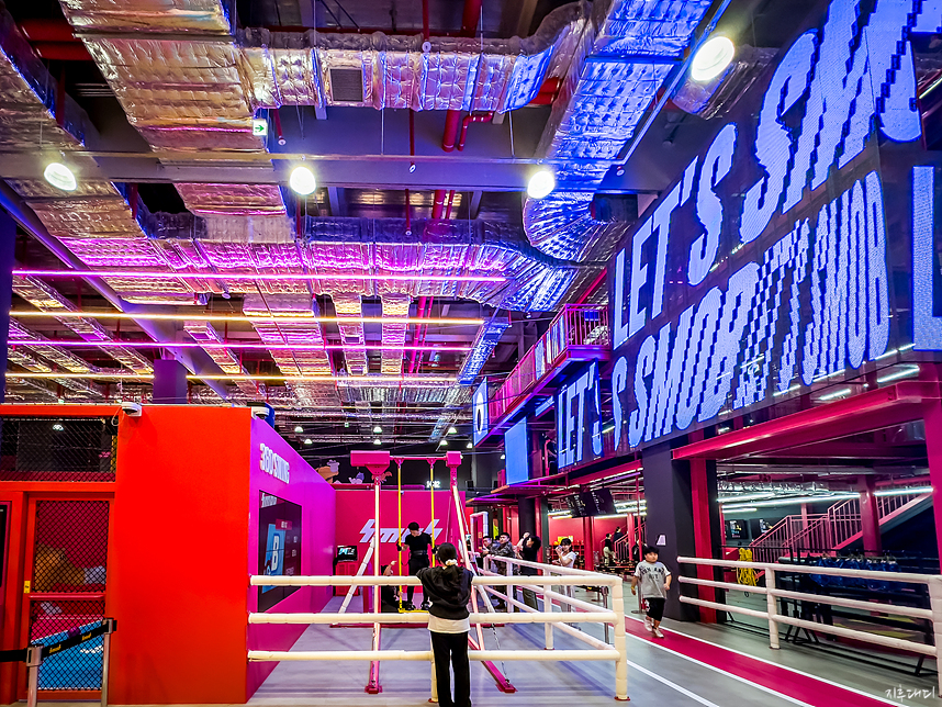 수원 스타필드 액션 놀이터 스몹(smob)