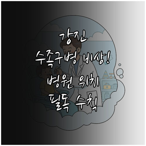 수족구병 유행 시기 강진군 전문 병원..