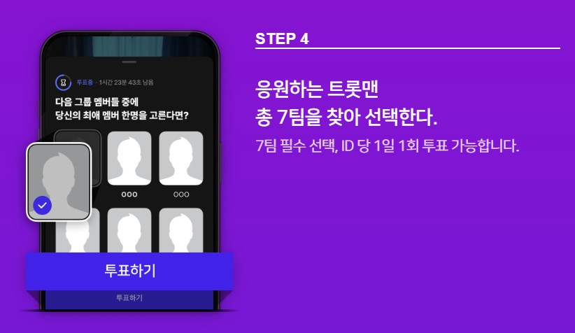 불타는 청춘 투표