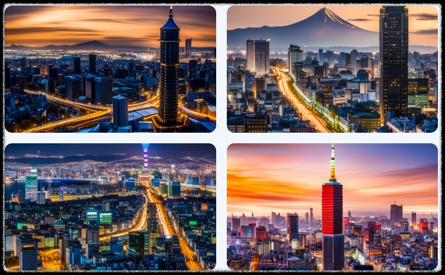 뤼튼이 그린 서울 야경