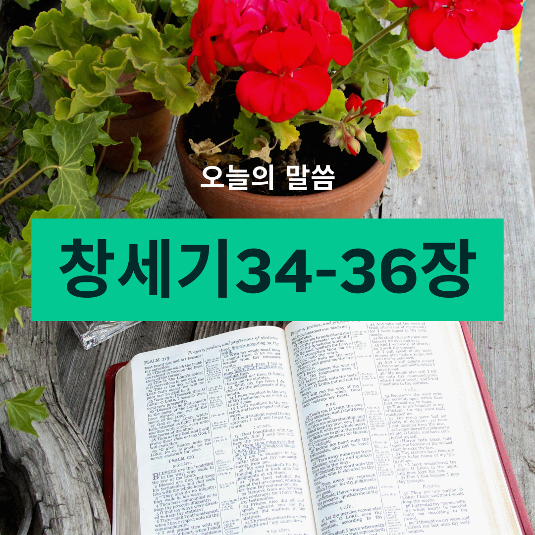 창세기34_36장