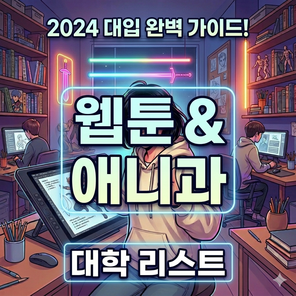 전국 웹툰학과 대학 리스트