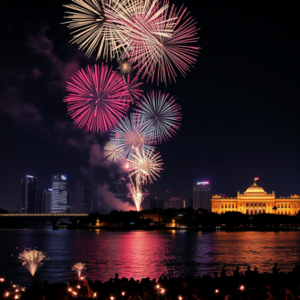 여의도불꽃축제그림