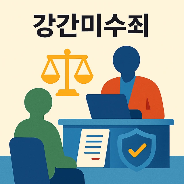 강간미수죄, 강간죄징역
