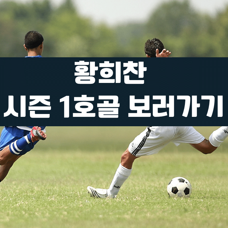 황희찬 시즌 1호골 보러가기