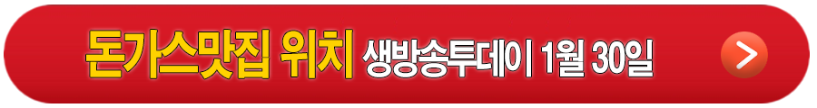 생방송투데이 1월 30일 돈가스맛집 교대본점 카츠오