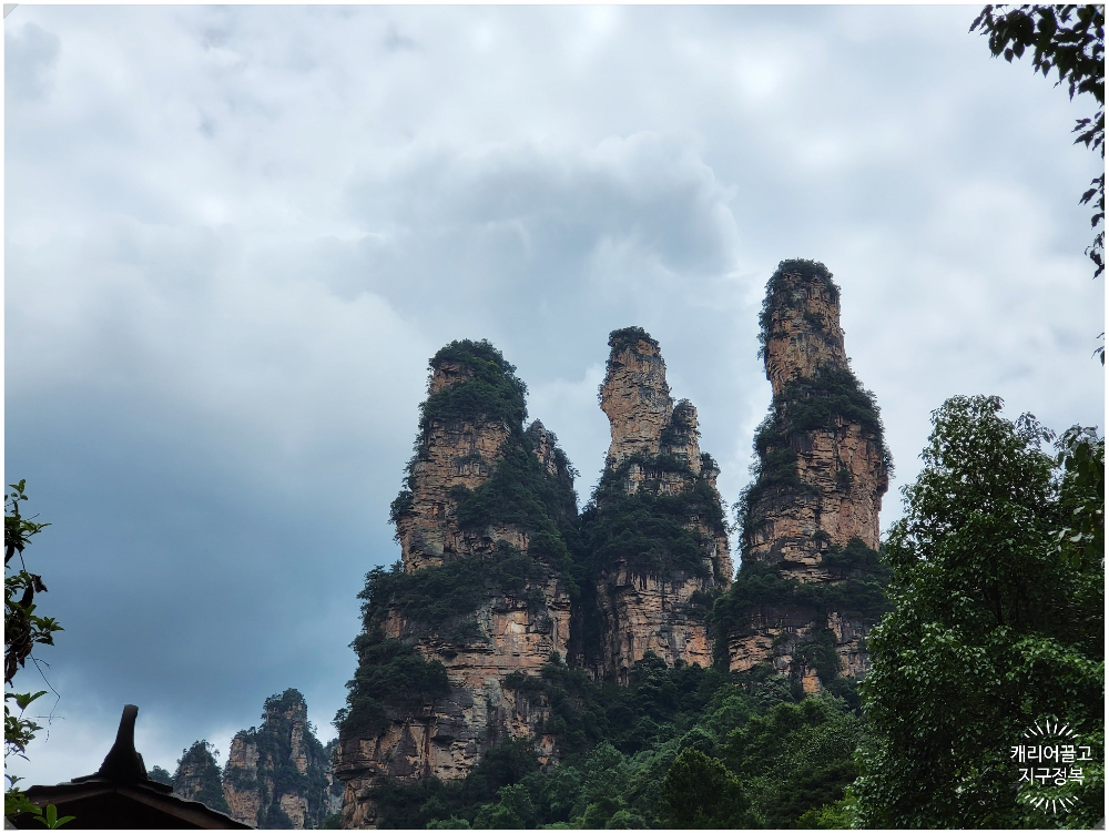 장가계 무릉원 풍경구 십리화랑