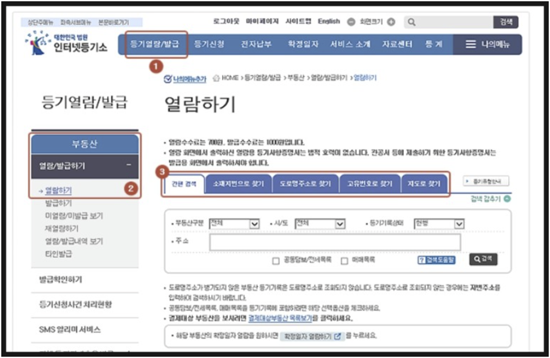 인터넷등기소