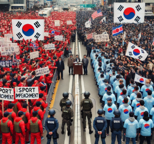 탄핵 찬성 반대 이미지