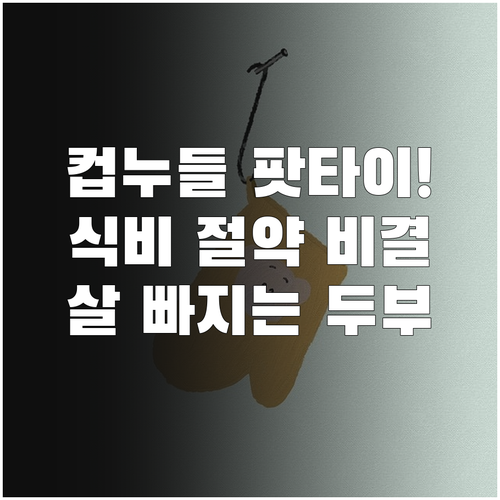 식비 절약하는 자취생 다이어트 레시피..