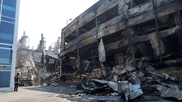 대전 대덕구 안전공업 화재 참사 현장 사진