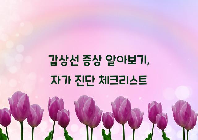 갑상선 증상