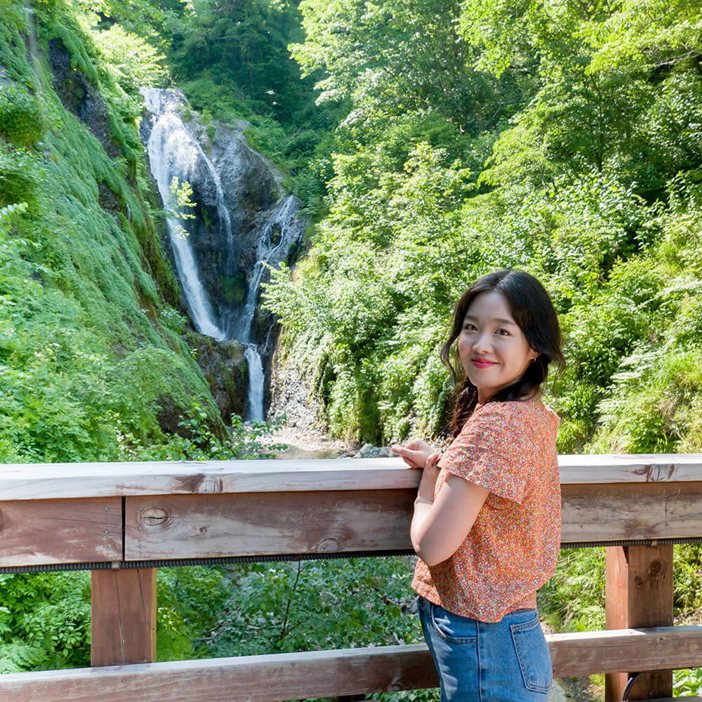 봉래폭포 울릉도의 청정수를 만나는 곳