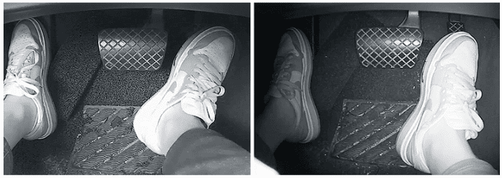 페달 블랙박스 1채널 모델 사진