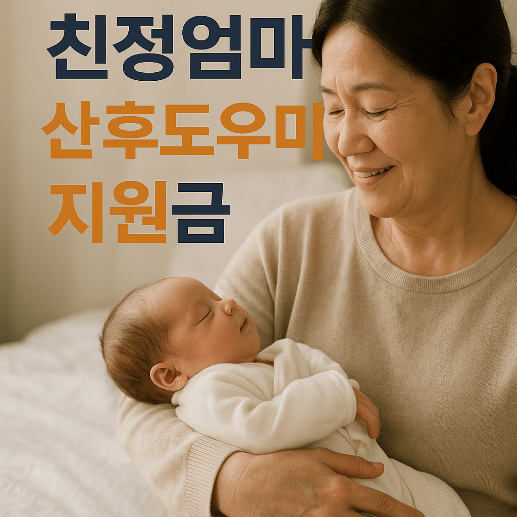 친정엄마 산후도우미 지원