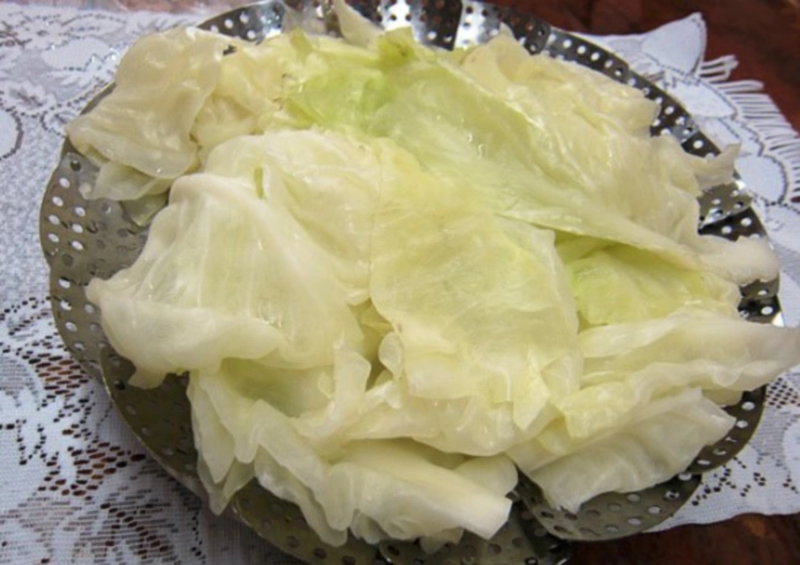 냄비로 양배추 찌는법