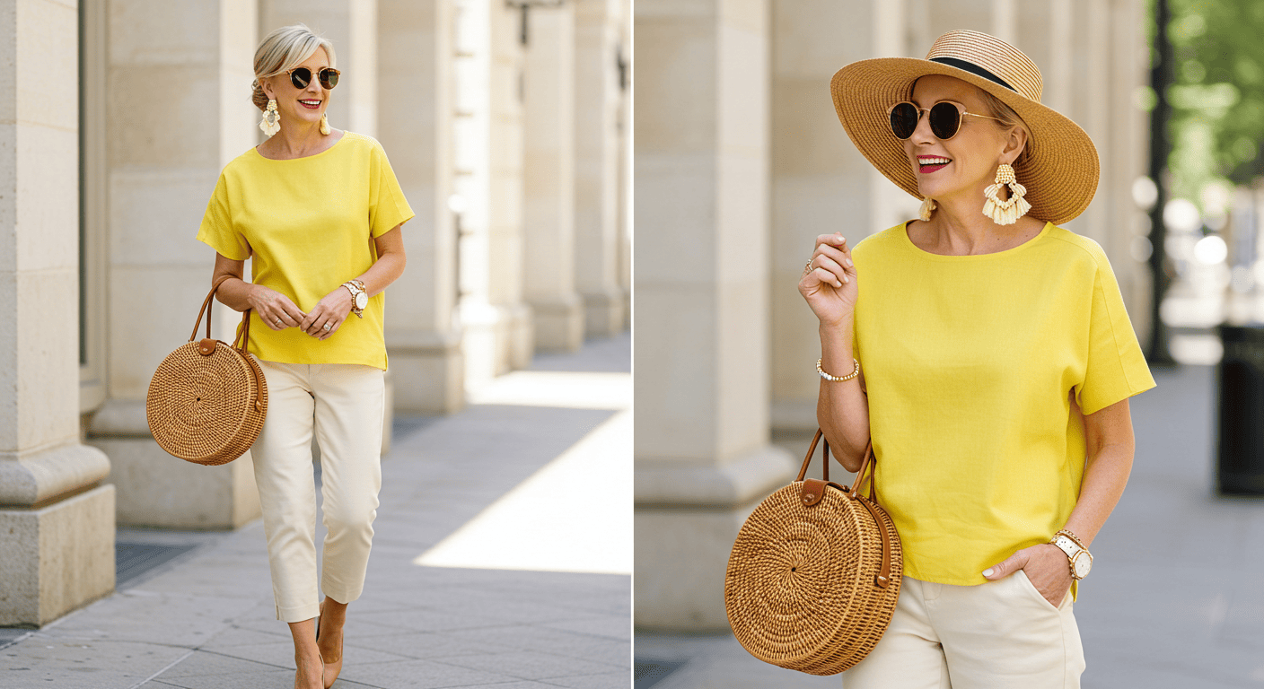 버터 옐로우 포인트 패션