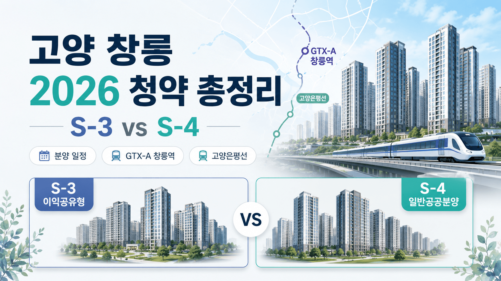 2026 고양 창릉 청약 총정리|분양가·교통·자금계획