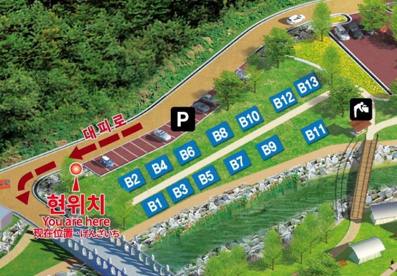 B구역 배치도