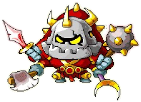 메이플랜드(메랜) 크림슨우드 몬스터 예시 - 크림슨 가디언