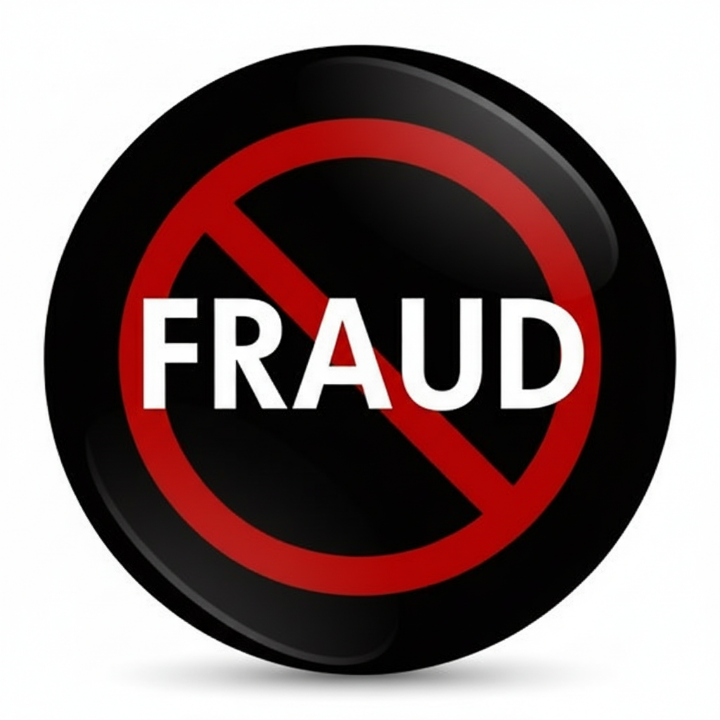 양도 사기 주의 경고 이미지