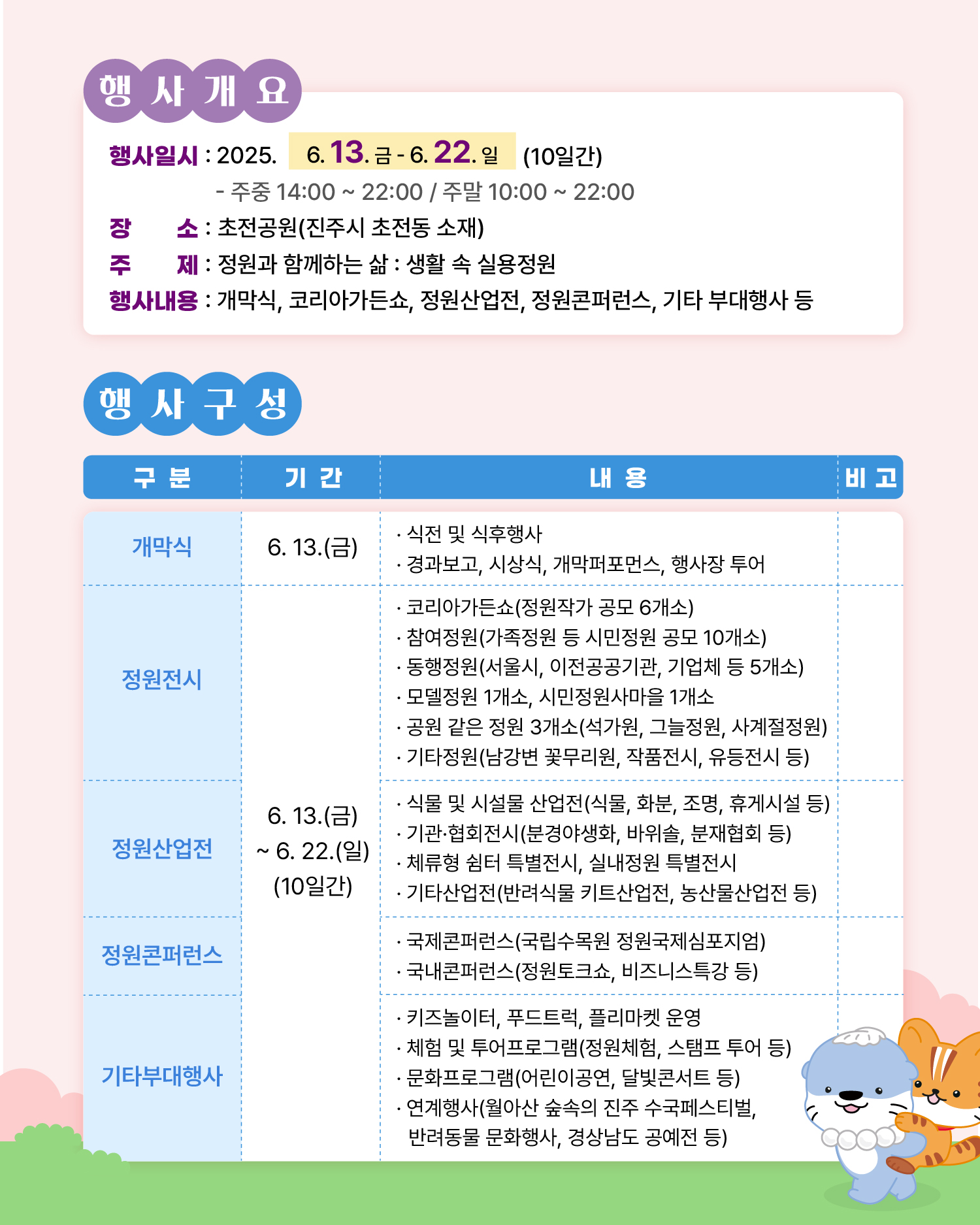 [6월 축제]2025 대한민국 정원산업박람회 in 진주❘ 셔틀, 정원탐사대, 체험 및 프로그램 정리