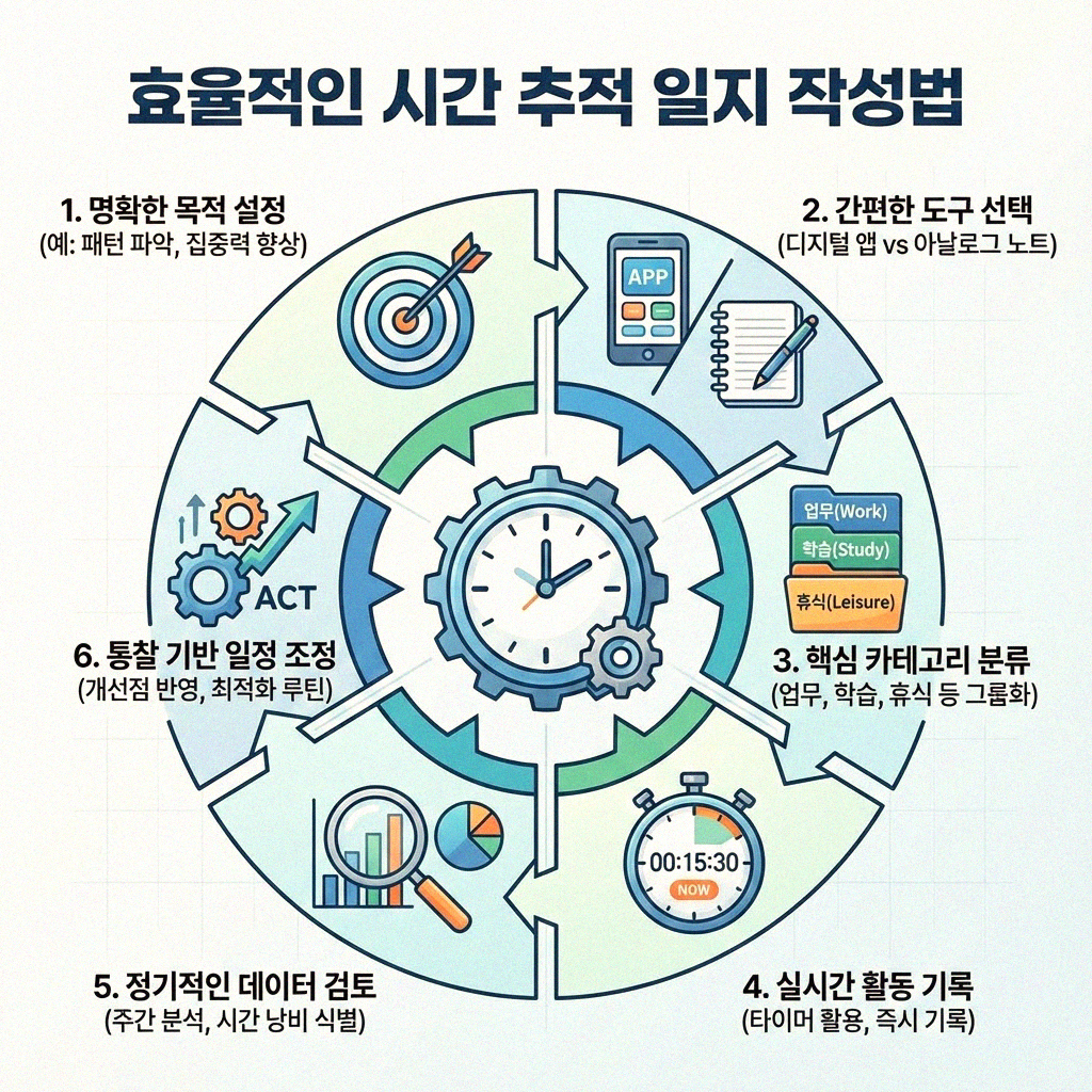 시간 추적 일지 현명하게 작성하는 법