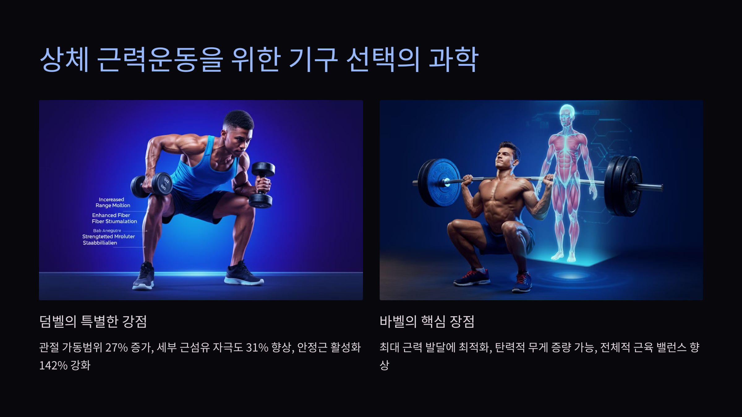상체 근력운동 순서 기구 효과