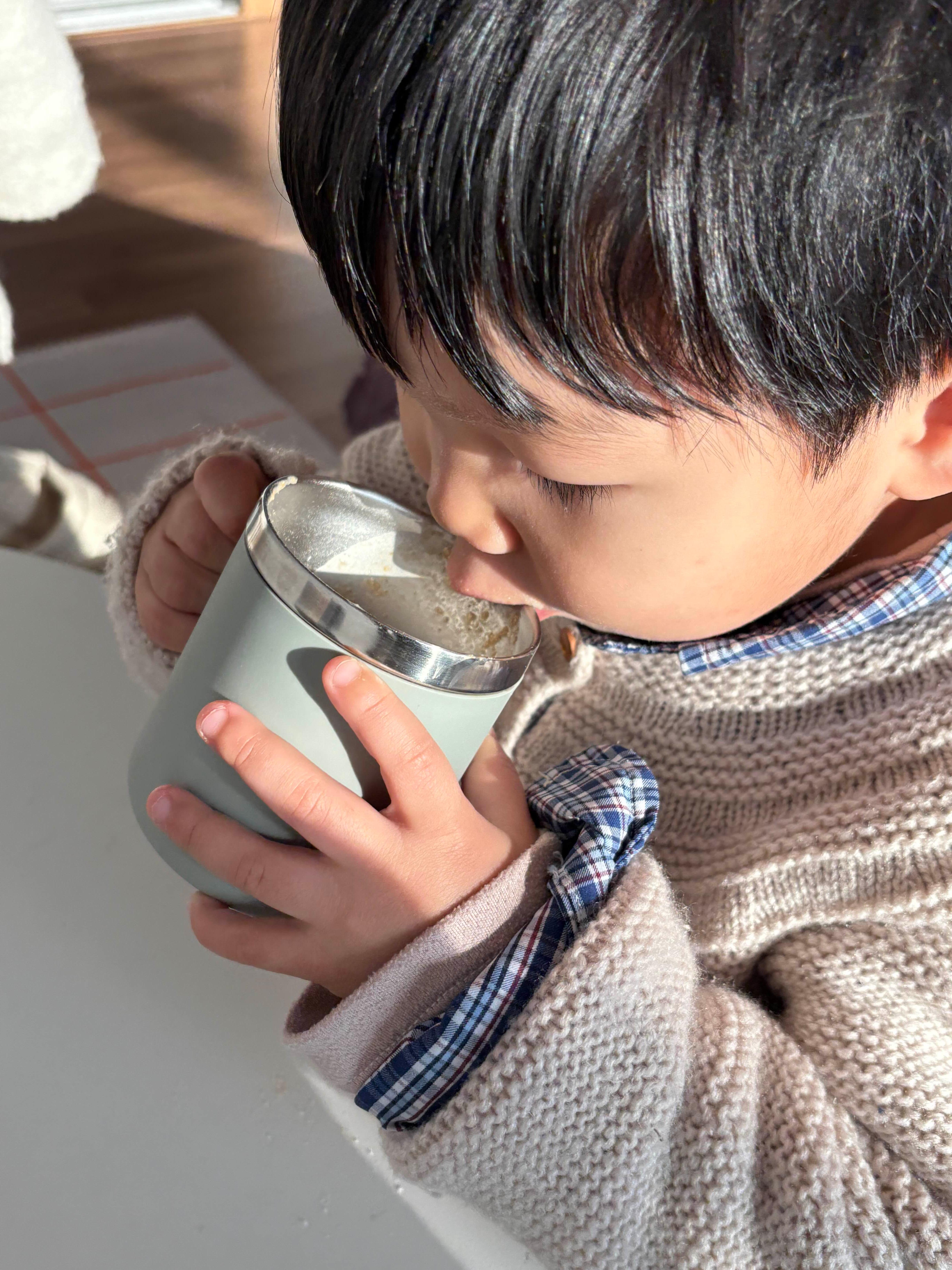 꿀이든설빙미숫가루 맛있게먹기