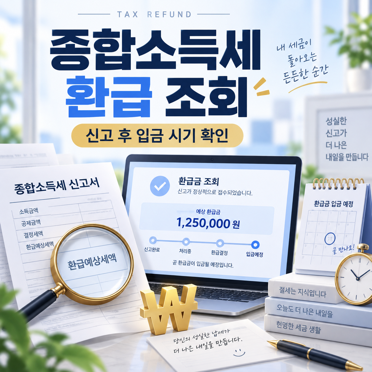 종합소득세 환급 조회