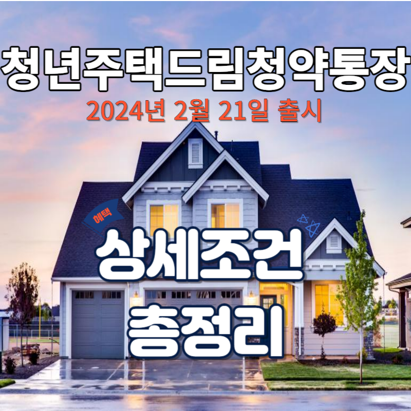 청년주택드림청약통장 혜택