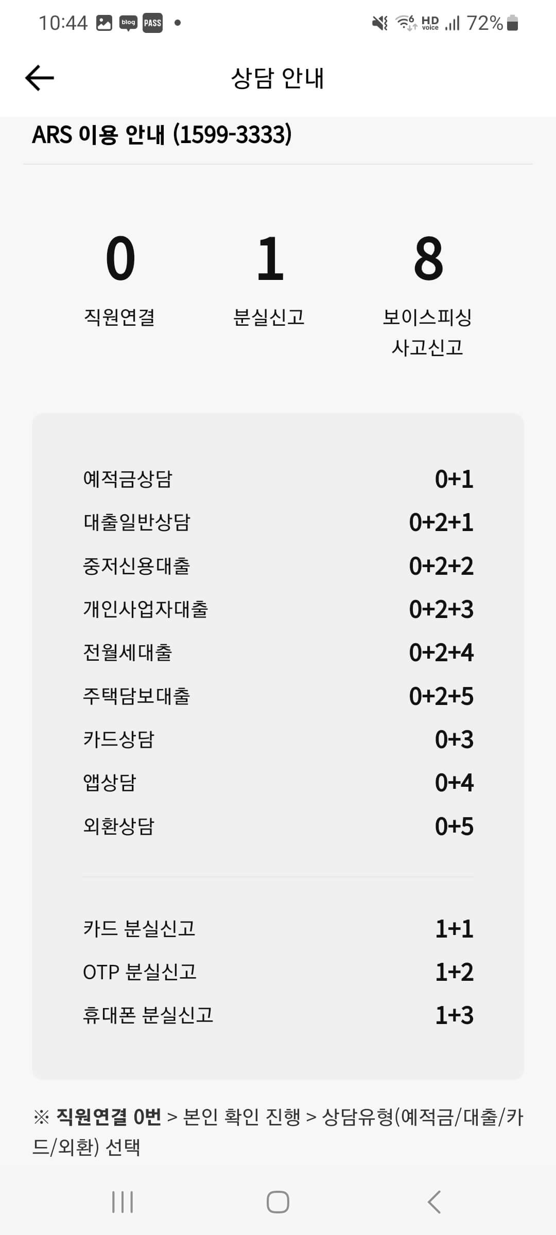 카카오뱅크 고객센터